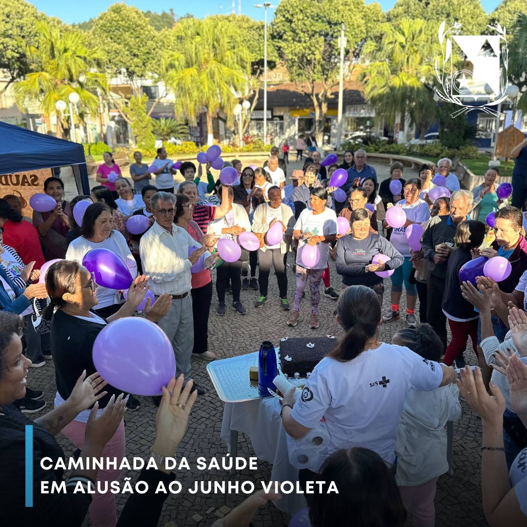 Caminhada da Saúde em alusão ao junho Violeta