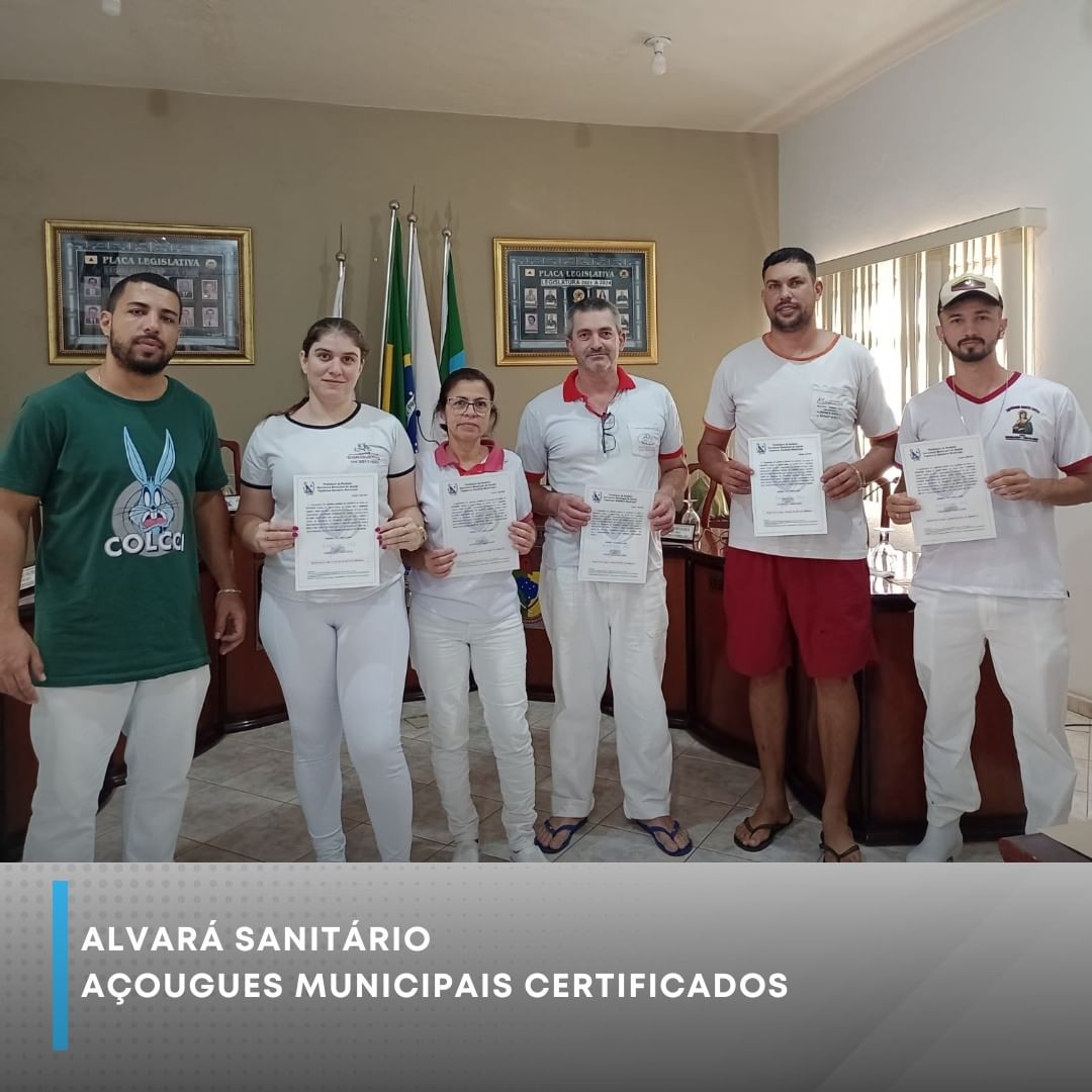 Alvará Sanitário: Açougues Municipais Certificados