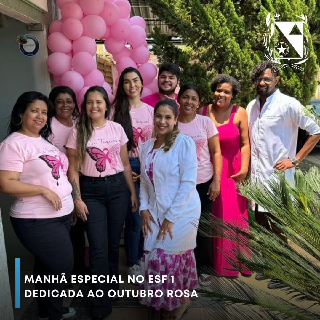 Manhã Especial no ESF 1 dedicada ao Outubro Rosa