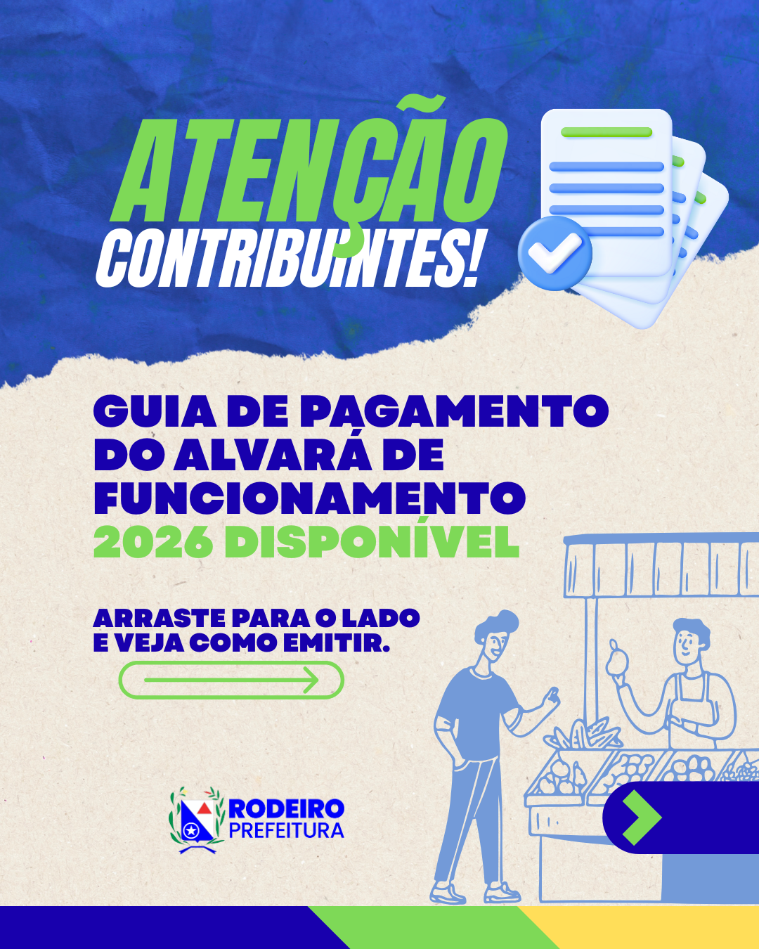 ATENÇÃO, CONTRIBUINTES!