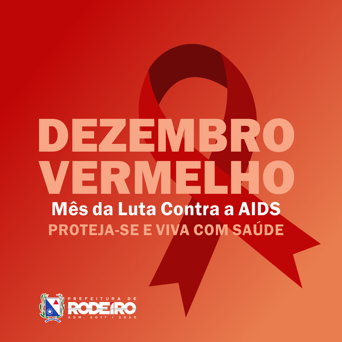 Dezembro Vermelho - mês de conscientização e prevenção do HIV 